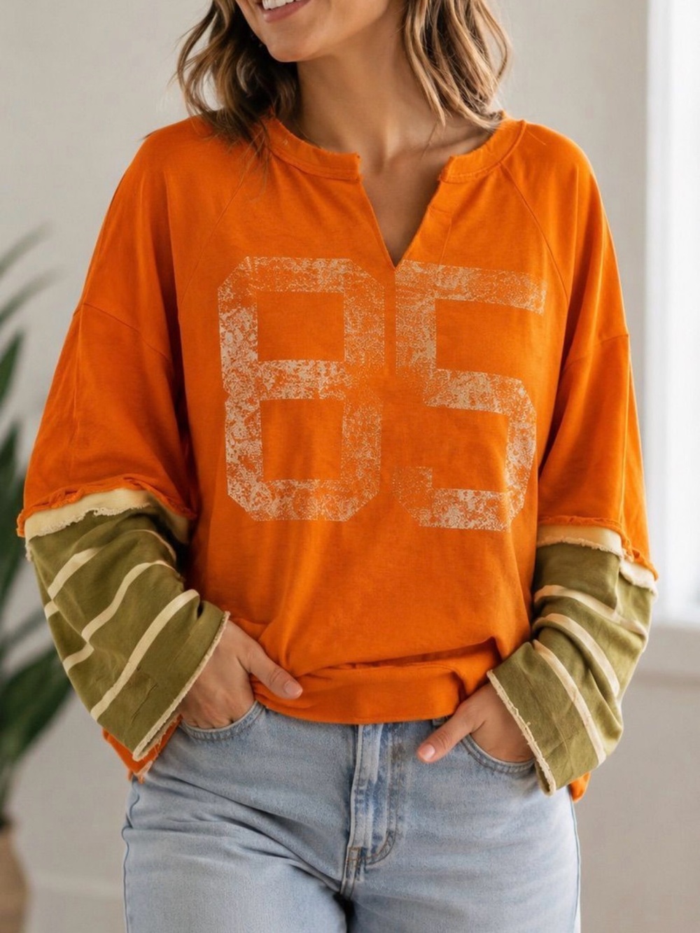 Free people touch down tee